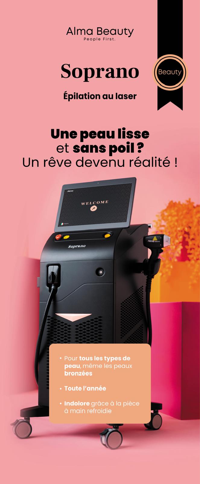 Machine Soprano - Épilation laser Lumini Skn